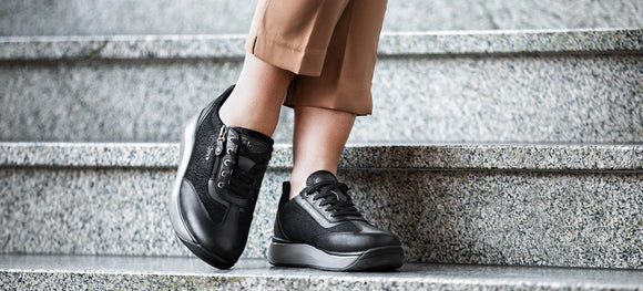3 comfort shoe models for women on different work occasions