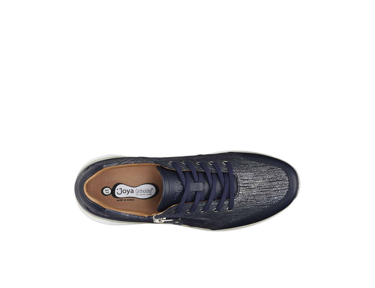 Rachel Blue Metallic